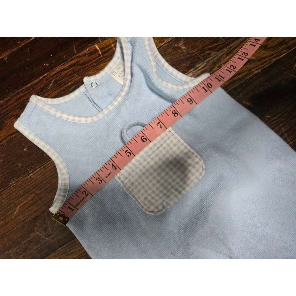 Vintage The Children's Place Baby Boy Blue Bear One Piece